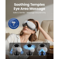 Bob and Brad EyeOasis 2 removable cooling gel mask for migraine cooling relief.