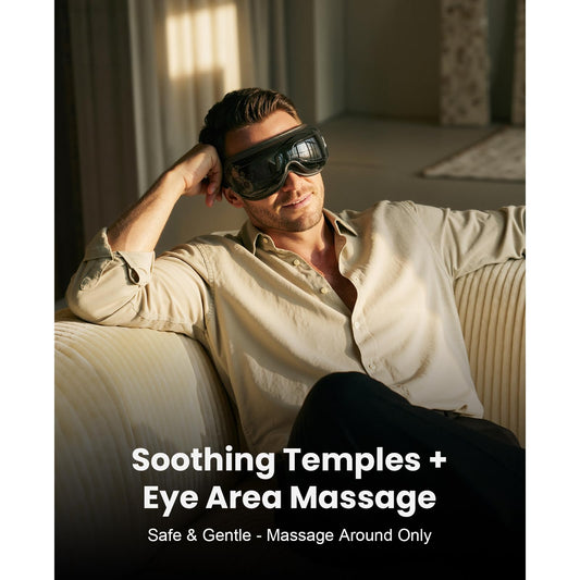 EyeOasis 2 Plus heat helps soothe tired eyes for daily comfort.