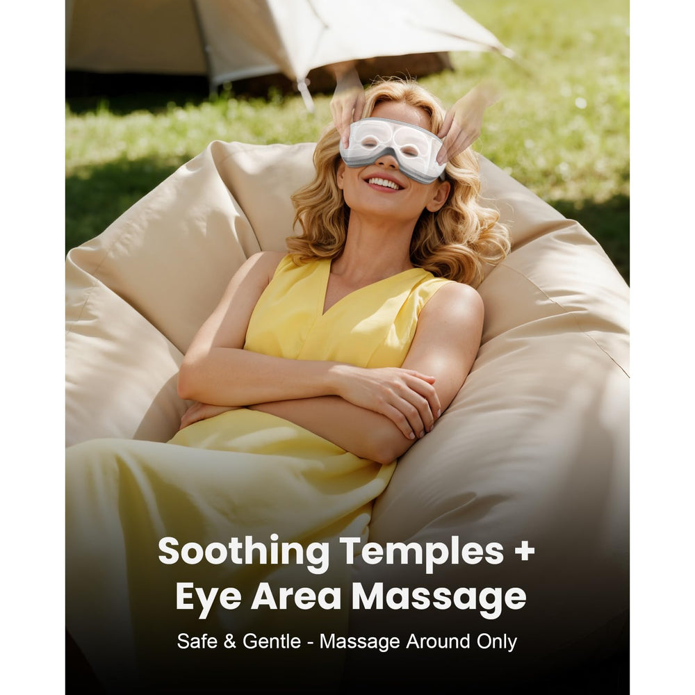 EyeOasis 2 Plus heat therapy warms eyes for comfort during use