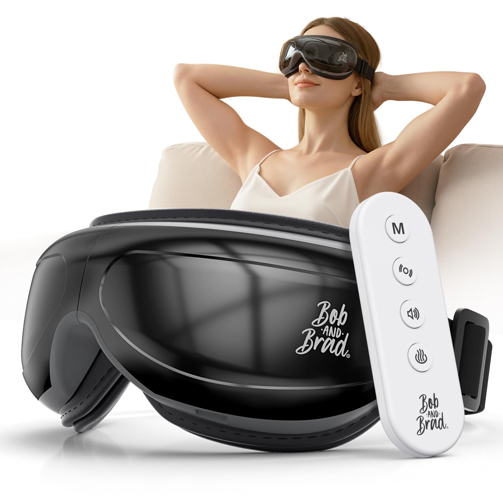 Bob and Brad EyeOasis 2 Plus remote control for targeted eye relief.