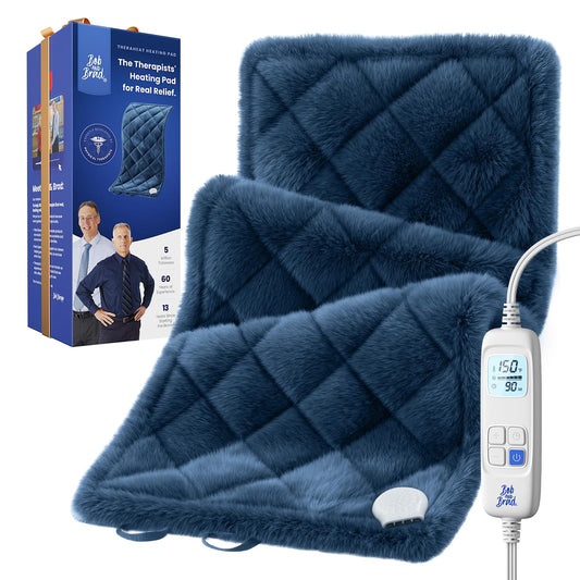 Bob and Brad far infrared weighted pad back delivers deep, targeted warmth for back relief.