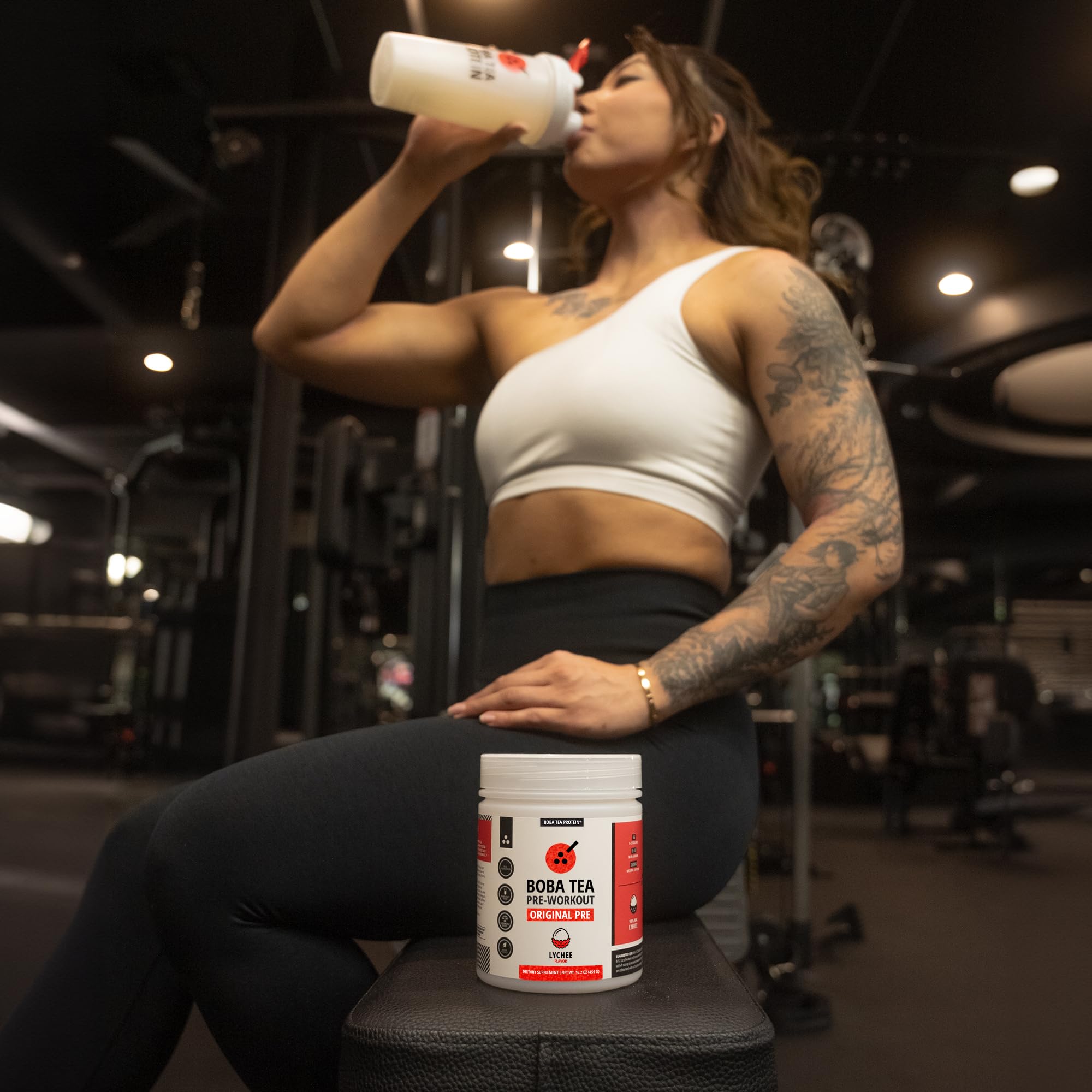 Boba Tea Protein Lychee third-party tested for quality and safety.