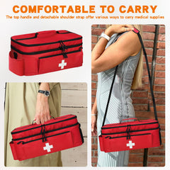 Boczif bag front compartment with visible pocket for fast item retrieval