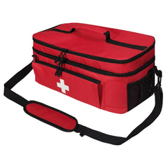 Boczif first aid kit bag with waterproof red strap keeps supplies dry on the go
