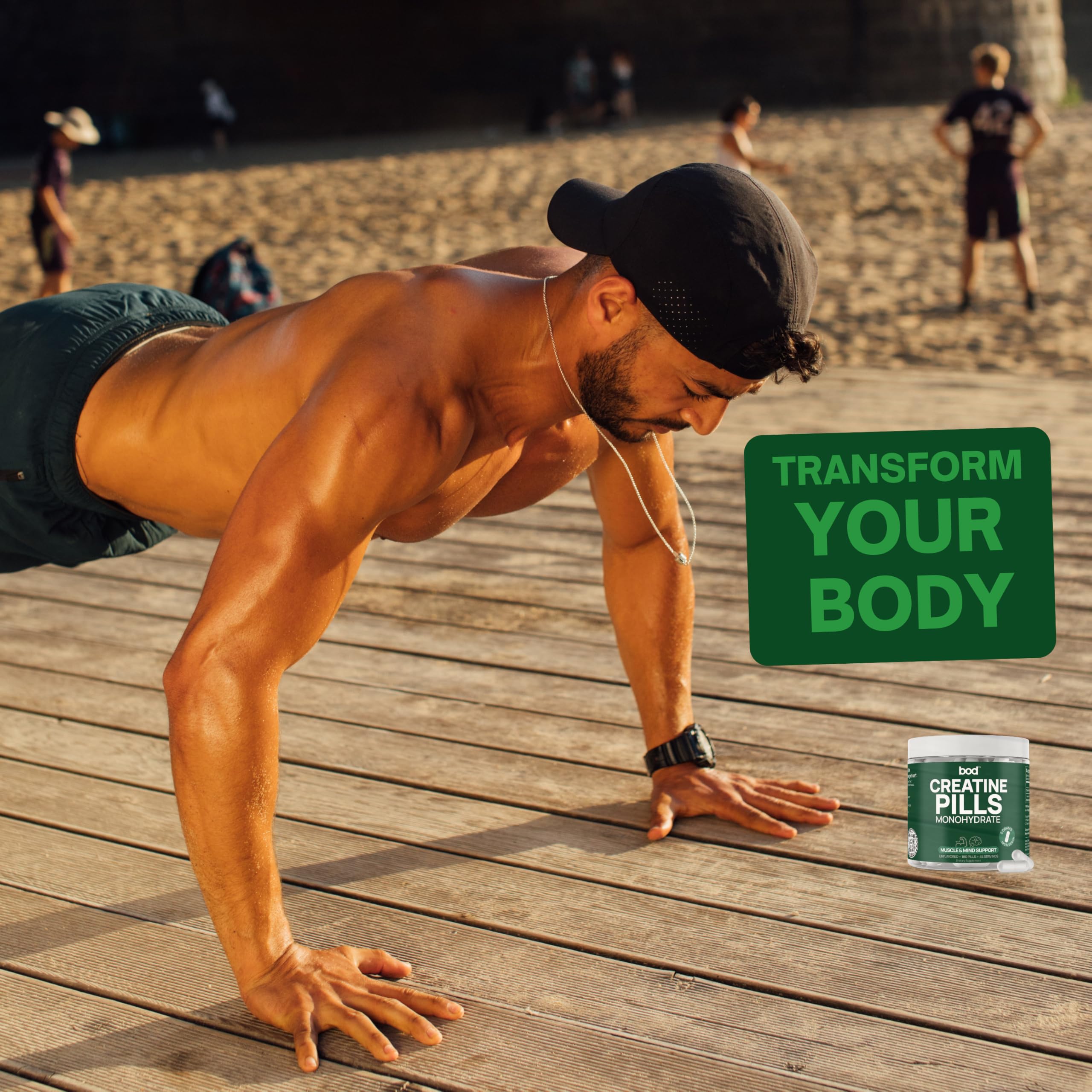 Bod creatine capsules recovery-lean-mass: supports post-workout recovery and lean mass.
