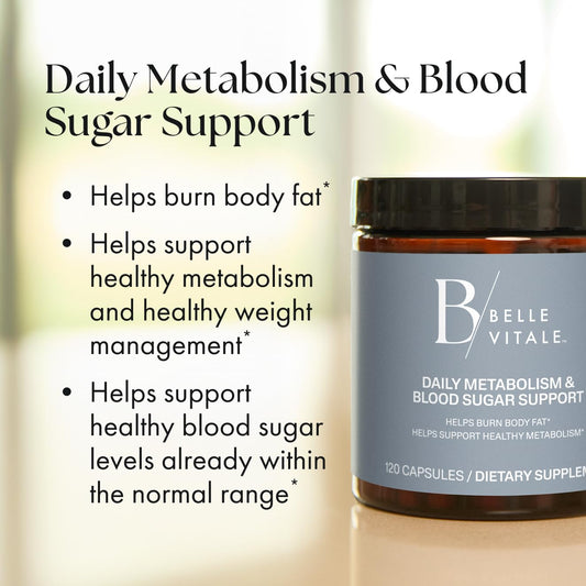 BODi Belle Vitale capsules close-up highlighting compact daily supplement.