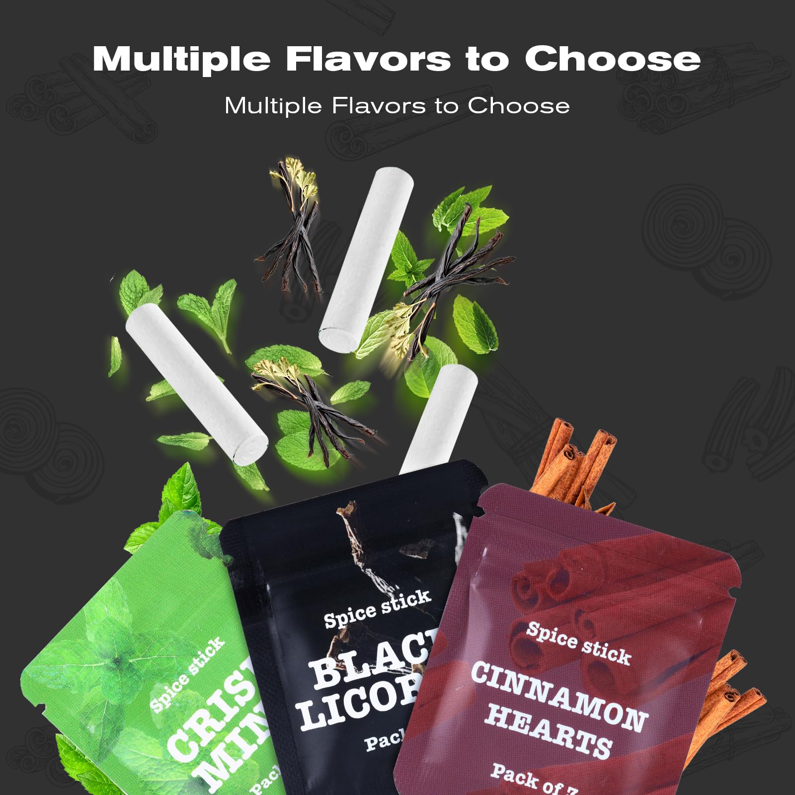 Boderi black licorice cores emphasize bold flavor for on the go moments