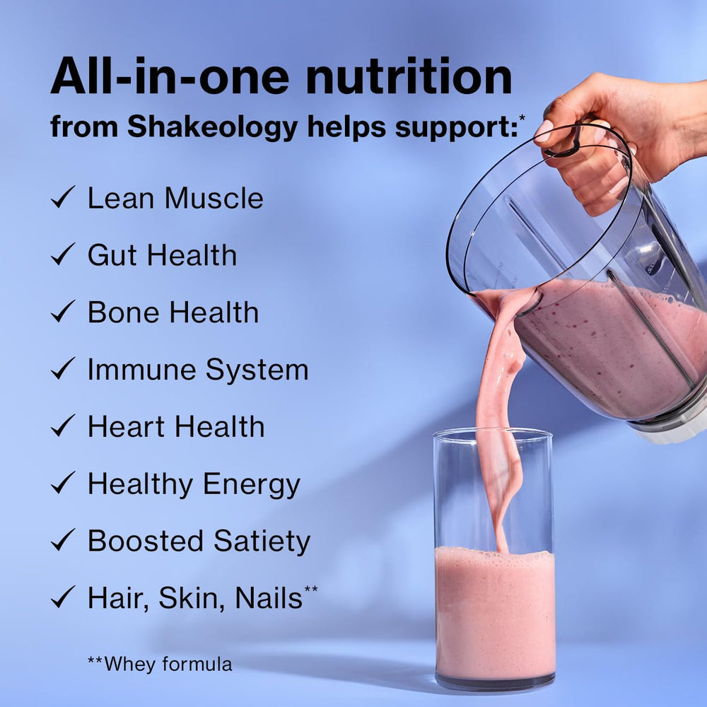 BODi Shakeology Vanilla ingredients blend includes whey, pea, flax, quinoa