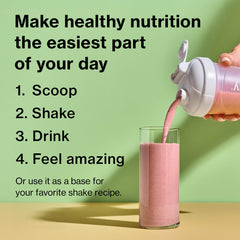 BODi Shakeology Vanilla protein nutrition panel highlights 17g protein per serving