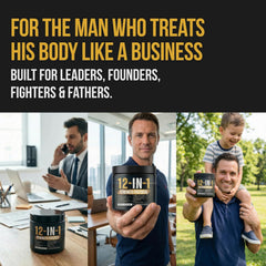 Body C.E.O. 12-in-1 Strength Protocol hand-held bottle in use.