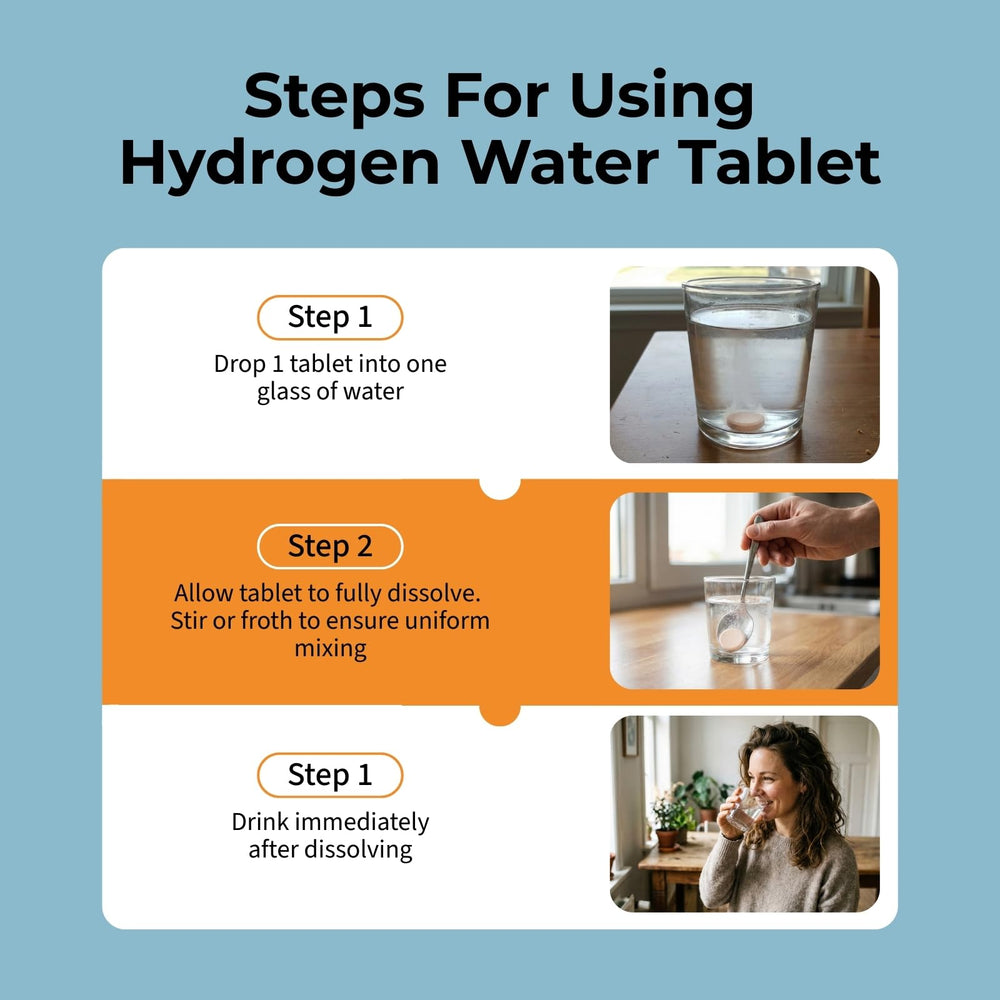 Kitchen counter with BODY C.E.O. tablets ready for caffeine-free focus.