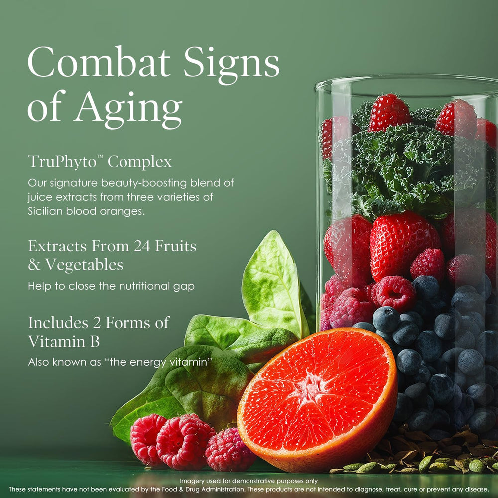 Body Firm Youthful Essence includes extracts from 24 fruits and vegetables