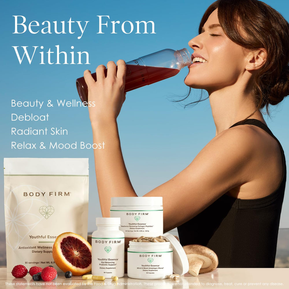 Body Firm Youthful Essence TruPhyto Complex polyphenols highlight skin-friendly nutrients