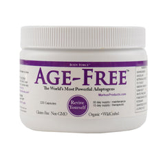 Body Force Age Free capsules in blister pack; daily antioxidant support.
