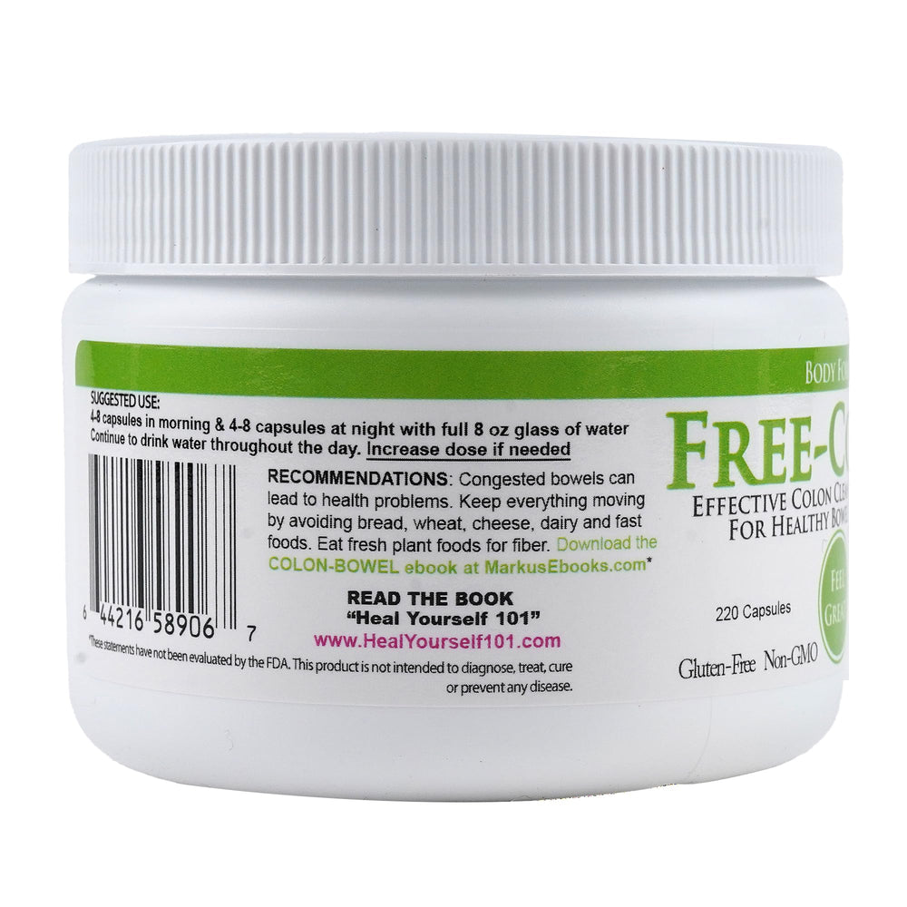 Body Force Colon Formula ingredients close-up featuring aloe, ginger, and citrus flavonoids for soothing detox options