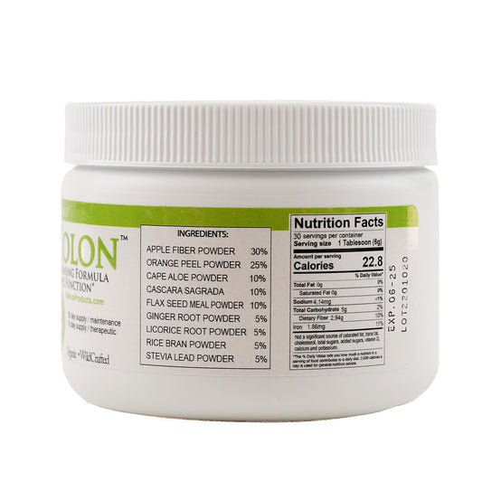 Body Force Colon Formula packaging hero emphasizing a fiber-rich cleanse