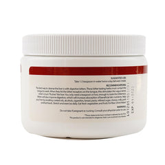 Body Force Liver Formula Powder scoop demonstrates measured servings for consistency.