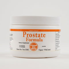 Body Force Prostate Formula capsules close-up showing smooth herbal capsules for daily use.