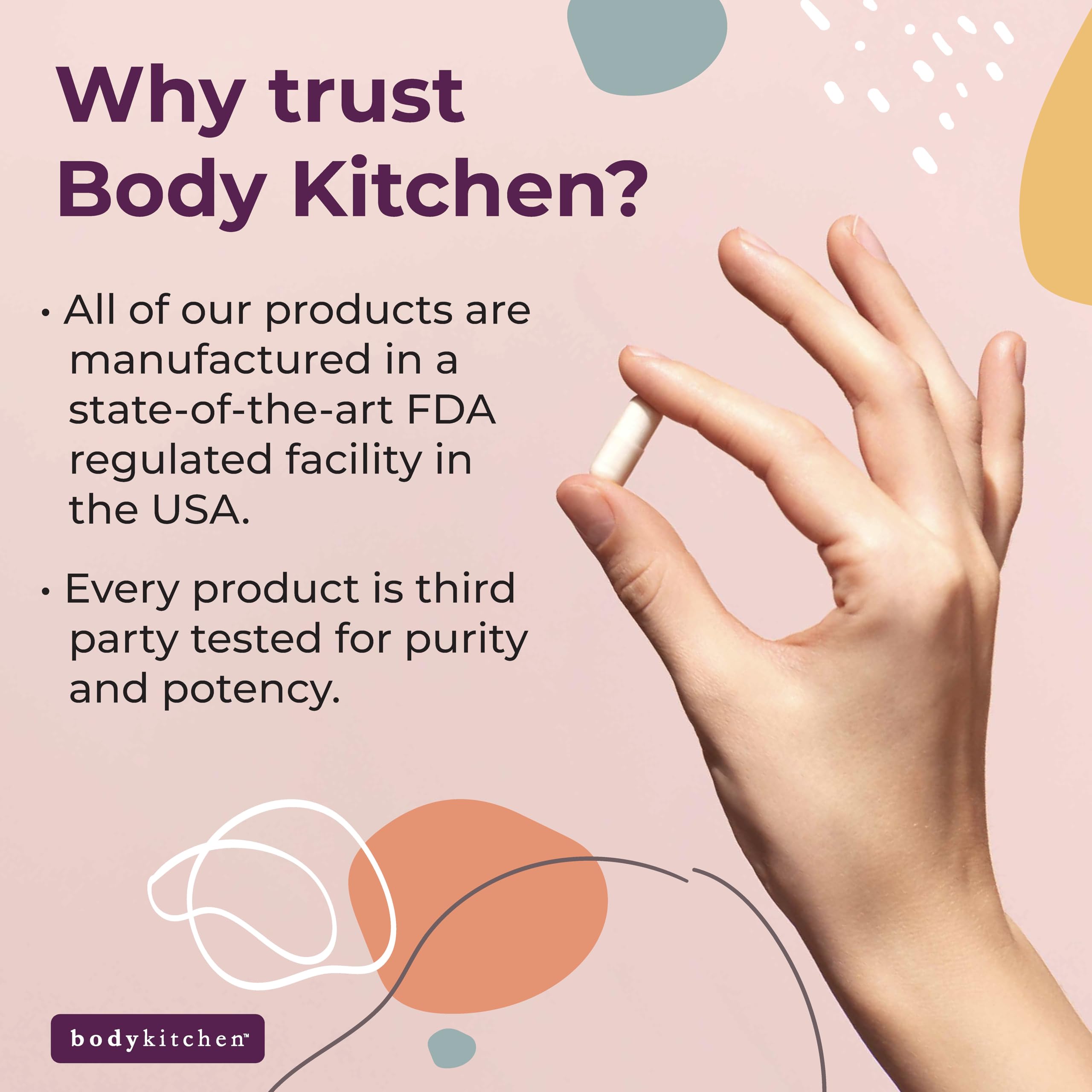 Body Kitchen Youthful Beauty Advanced mix showing black currant extract specks