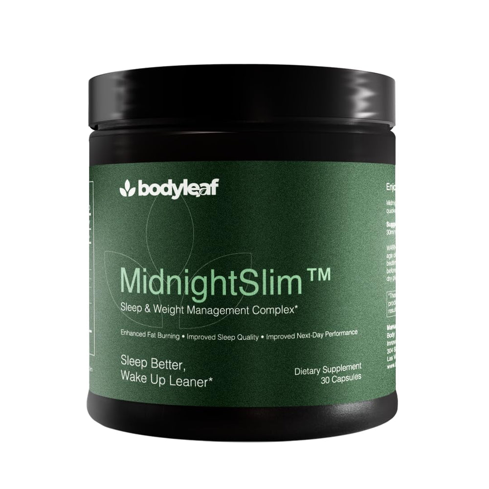Body Leaf MidnightSlim bottle front for nighttime support.