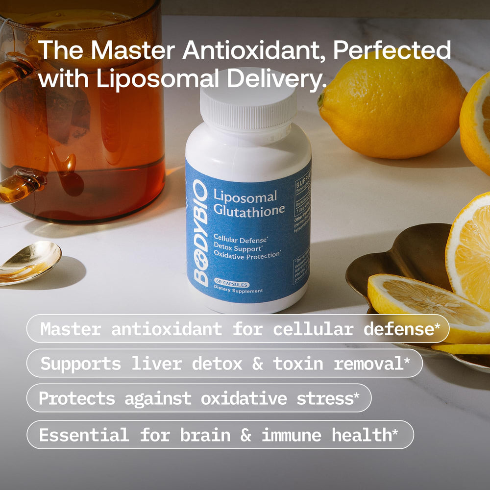 BodyBio Liposomal Glutathione third-party testing ensures quality and safety.