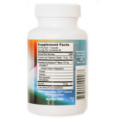 Body Ecology EcoOxyZyme bottle pour showing convenient capsules for daily digestive routines.