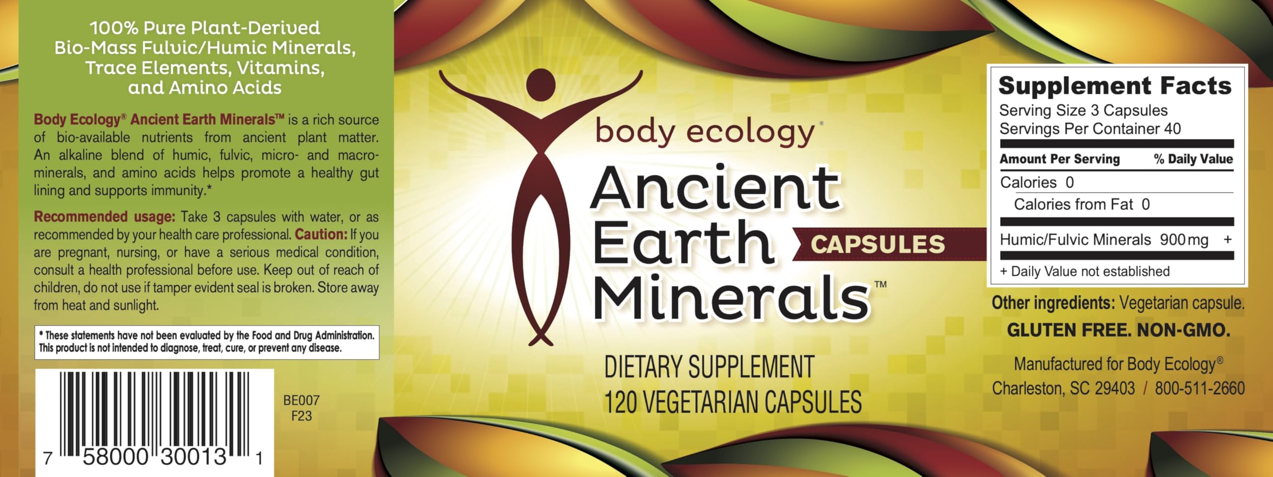 Body Ecology Non-GMO label on packaging signals clean ingredients
