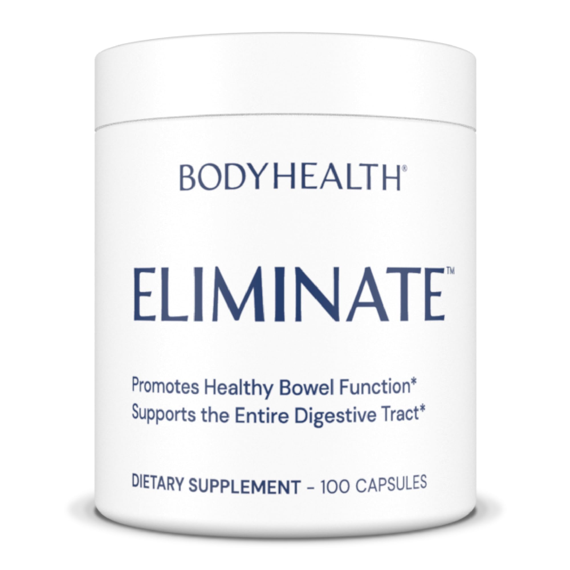 BodyHealth Intestinal Cleanse bottle showcasing herbal formula for gentle detox and daily wellness.