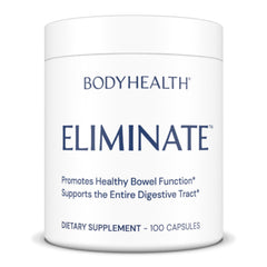 BodyHealth Intestinal Cleanse bottle showcasing herbal formula for gentle detox and daily wellness.