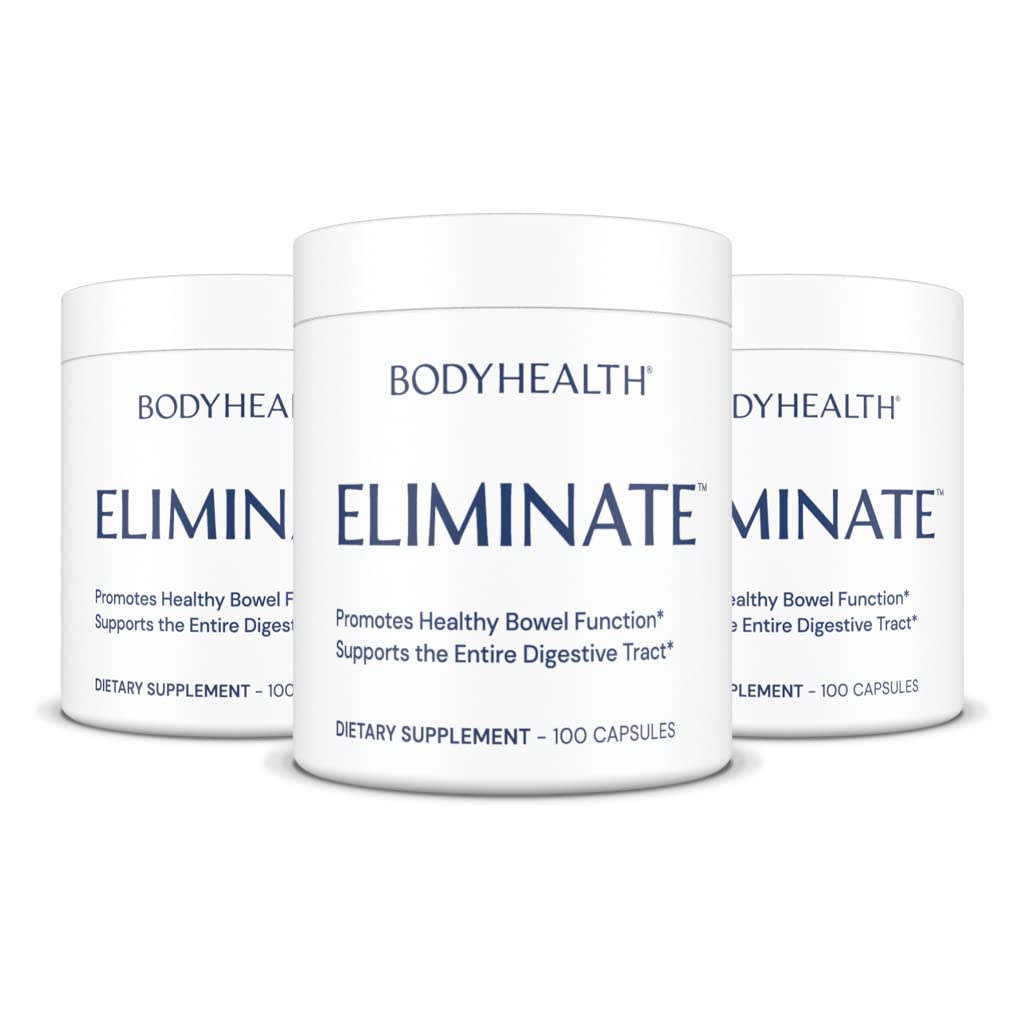 BodyHealth Intestinal Cleanse dosage-spoon showing measured pills for overnight use.
