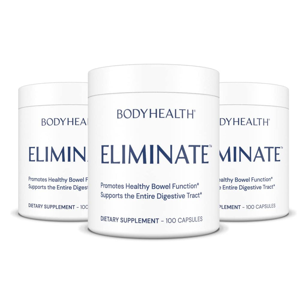 BodyHealth Intestinal Cleanse dosage-spoon showing measured pills for overnight use.