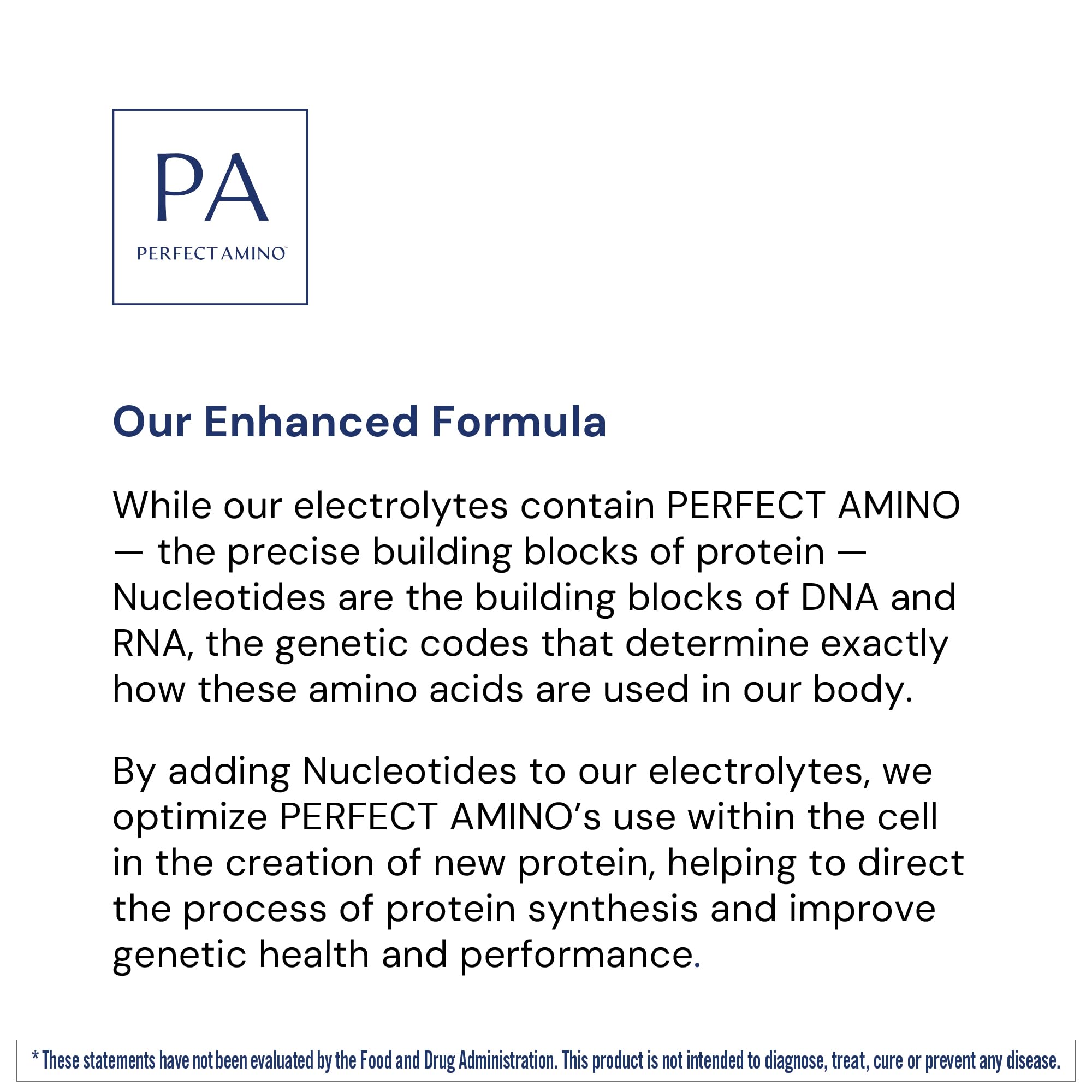 BodyHealth PerfectAmino Electrolytes NSF Certified for Sport badge visible