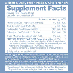BodyHealth PerfectAmino Electrolytes scoop for precise dosing