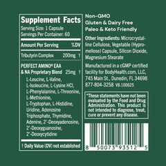BodyHealth Tributyrin capsules close-up highlighting premium gut support.