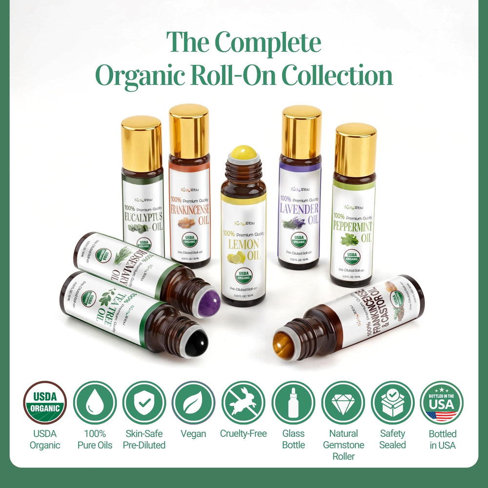 BodyJ4You gift box amber glass for premium presentation and travel-ready set.