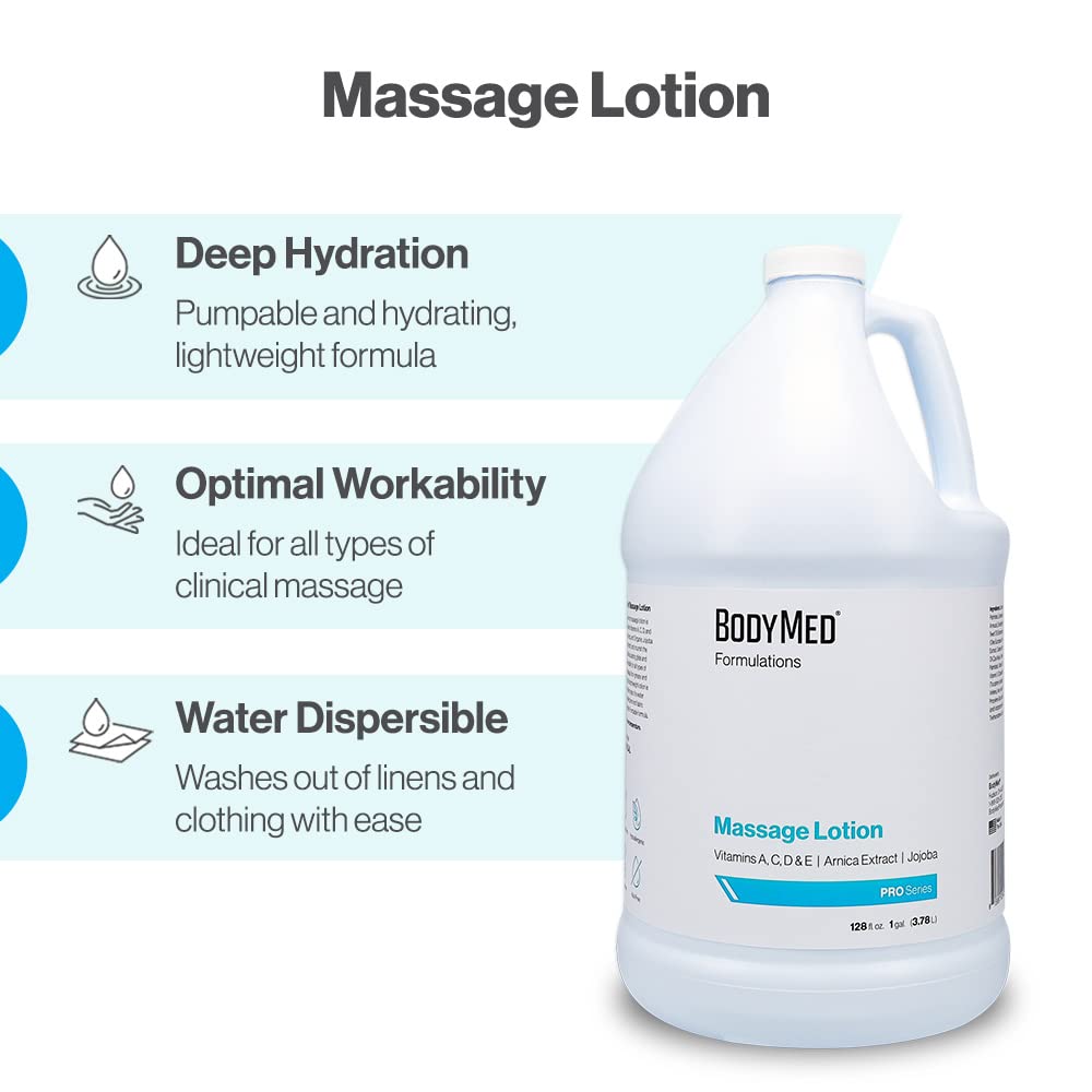 Non-staining, quick-absorbing lotion suited for Swedish, deep-tissue, and more.