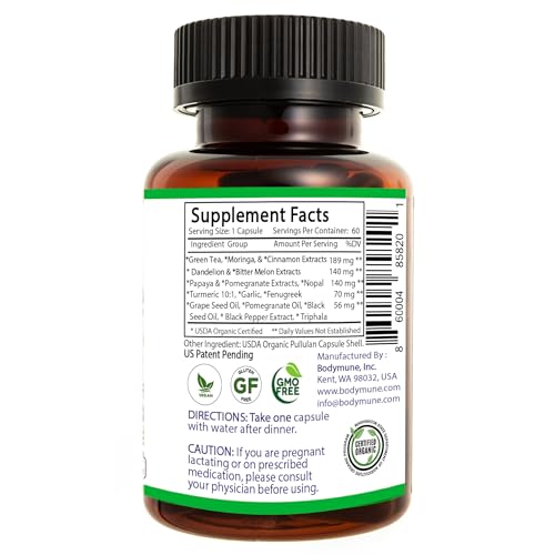 Bodymune Heart Health Blend capsules closeup emphasizing convenient daily capsule form