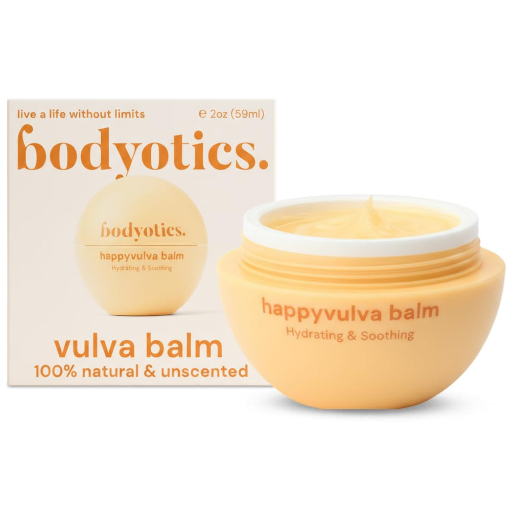 Bodyotics Vulva Balm melts on contact for fast absorption