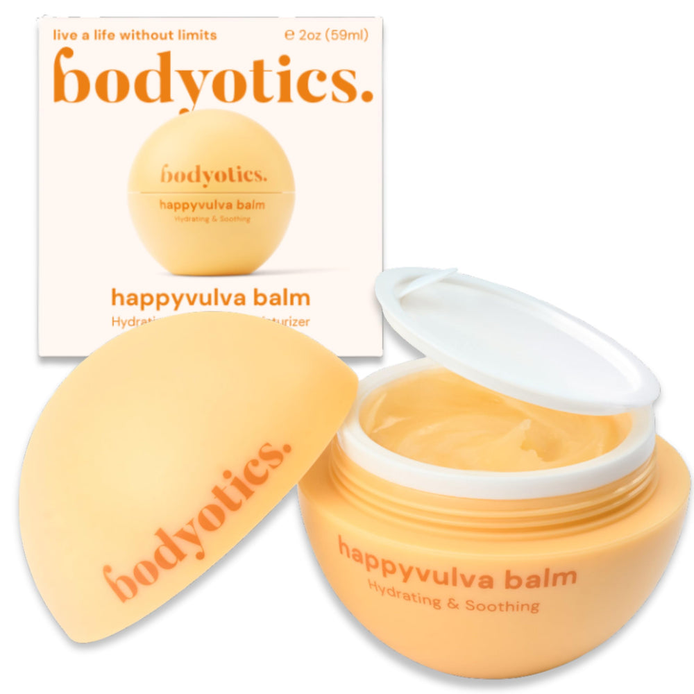 Bodyotics Vulva Balm fragrance-free silky texture moisturizes external vulvar skin
