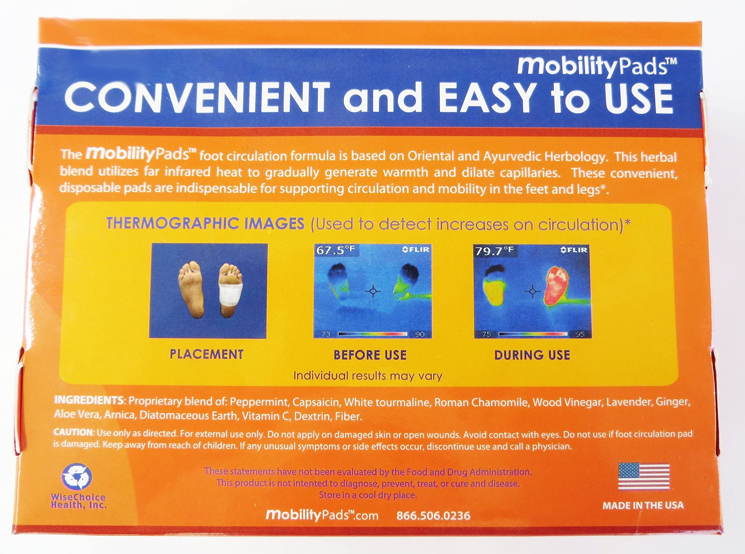 BodyPure Mobility Circulation Patches on-foot close-up demonstrates thin, discreet adhesion for daily wear.