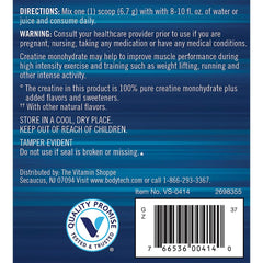 BodyTech Arctic Blast label close-up highlighting clean ingredients.