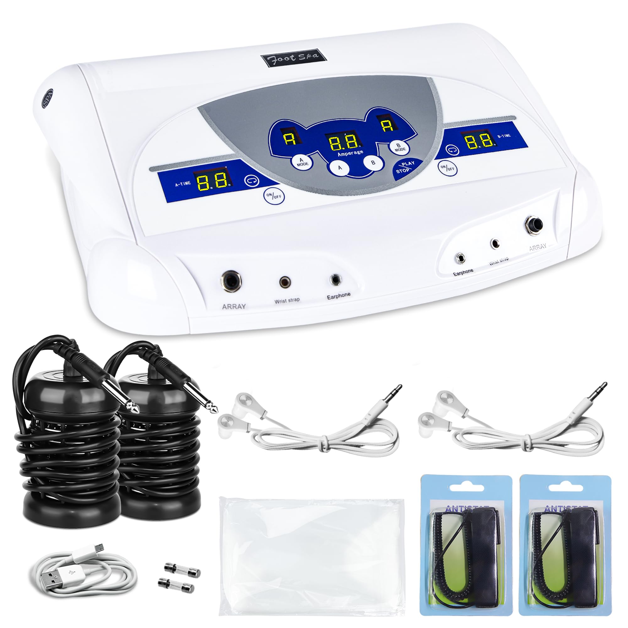 Boeetech Ionic Foot Spa machine front view, a compact home spa solution.