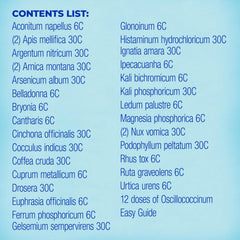 Boiron Apis mellifica 30C tube included for travel remedies.