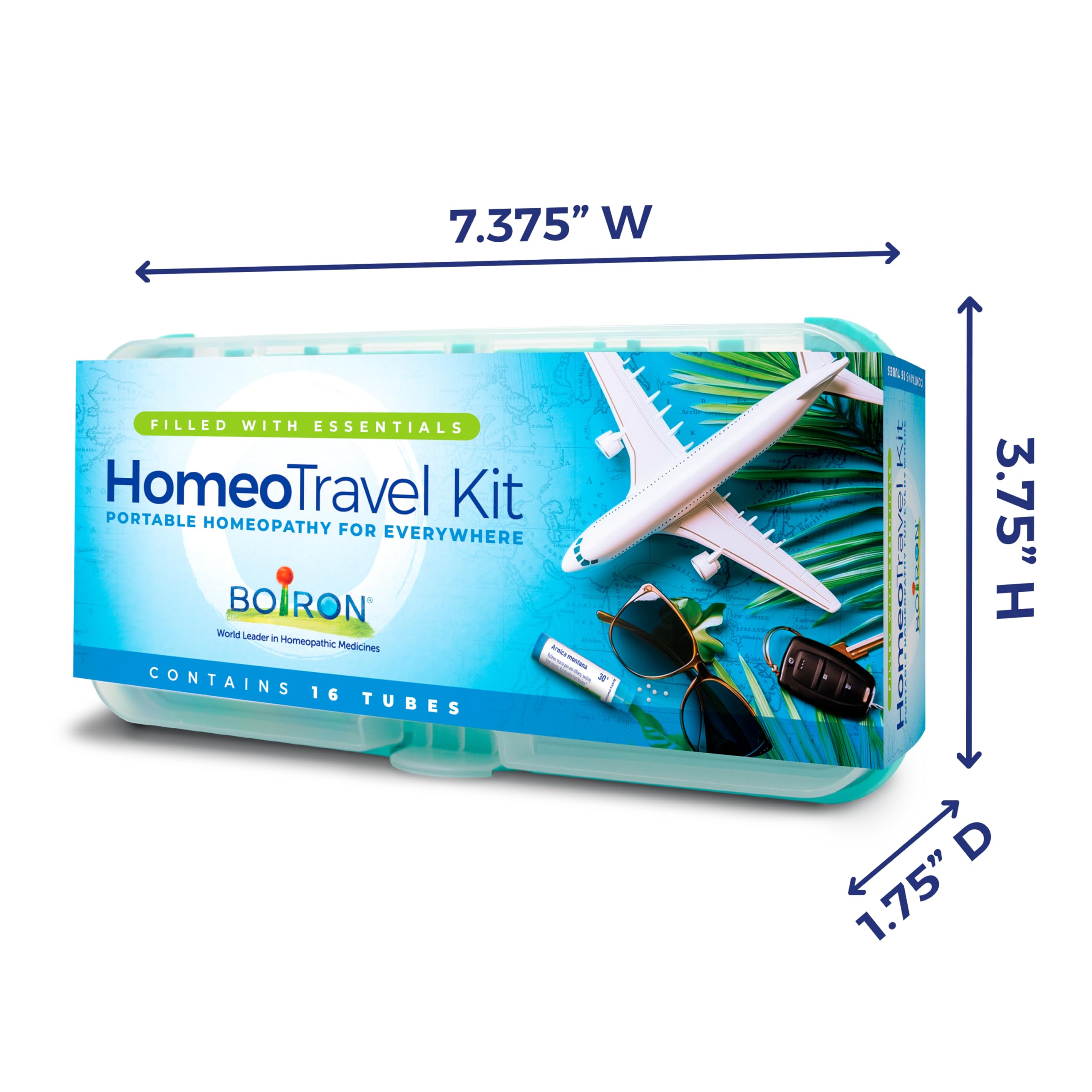 Boiron Arnica Montana 30C tube included for on-the-go minor injuries.