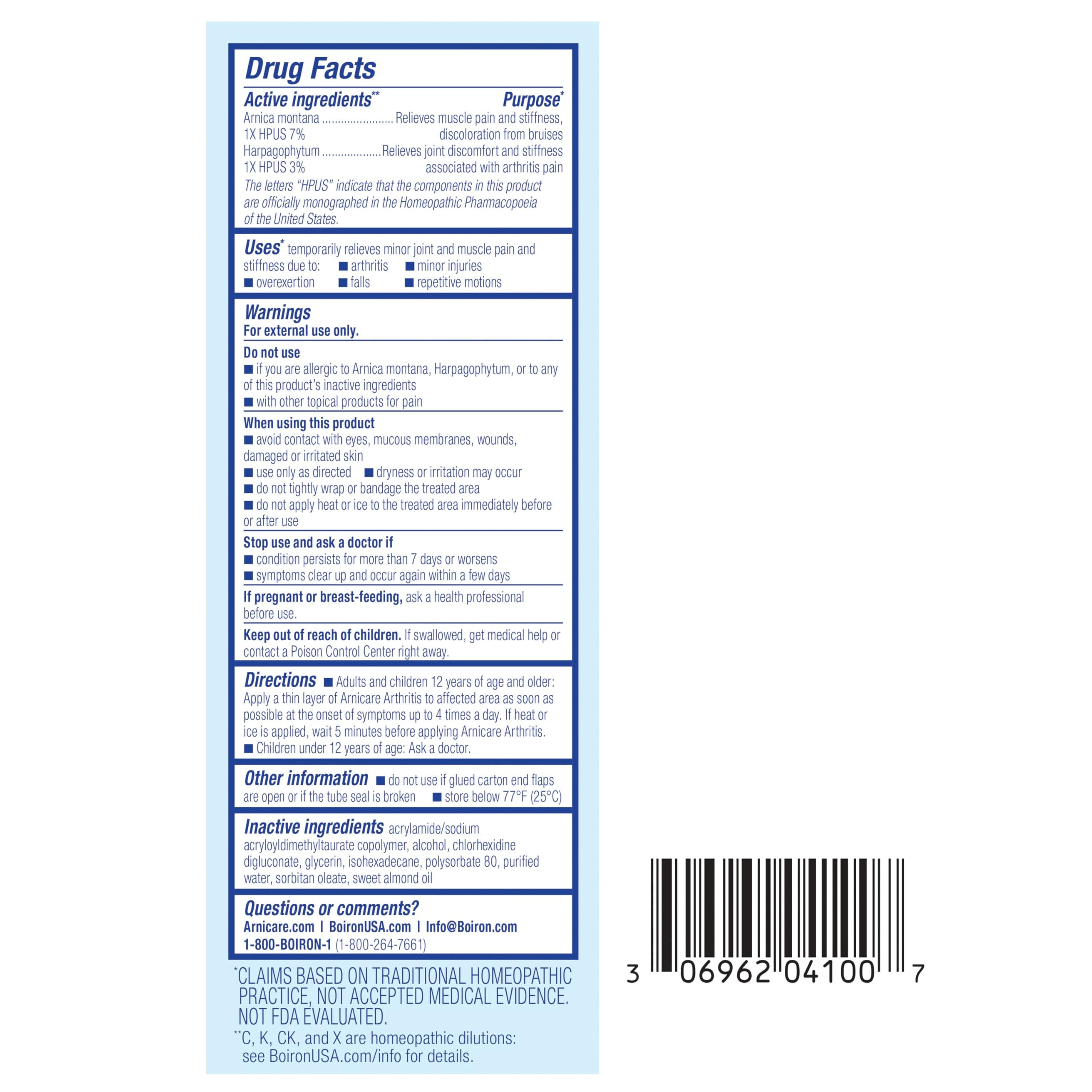 Boiron Arnicare Arthritis Cream being applied to a joint during daily activity.