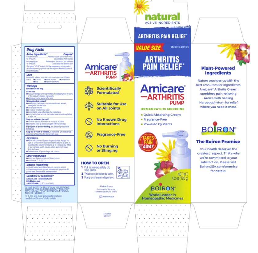 Applying Arnicare Arthritis Cream on the knee demonstrates targeted use.