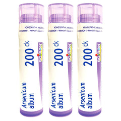 Boiron Arsenicum Album 200CK pellets in a multi-dose tube for easy use