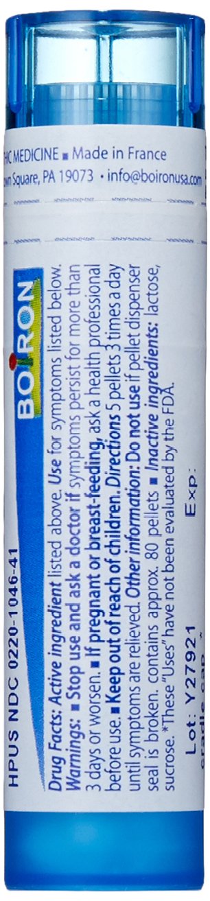Boiron Calcarea Carbonica 30C tube opening highlights easy access for on-the-go use.