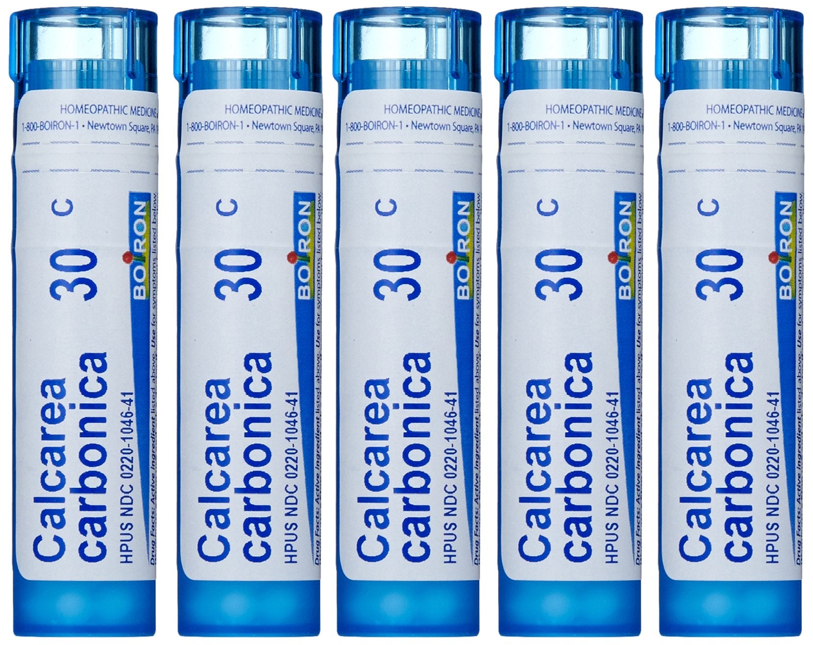 Boiron Calcarea Carbonica 30C pellets tubes for convenient daily use.
