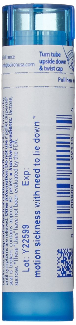 Close-up of Cocculus Indicus 30C label highlighting potency